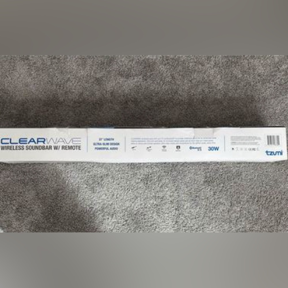 clearwave wireless soundbar. 37in